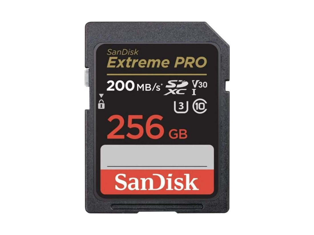 SanDisk Extreme Pro SDXC UHS-I 256GB memory card
